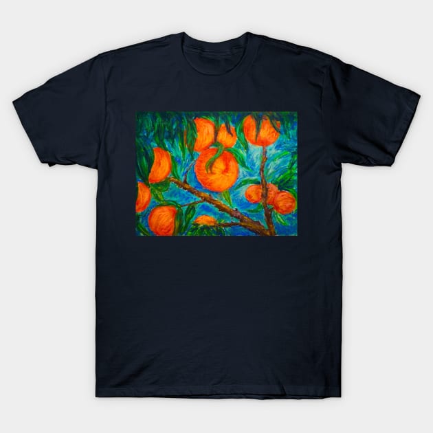 Peach tree T-Shirt by redwitchart